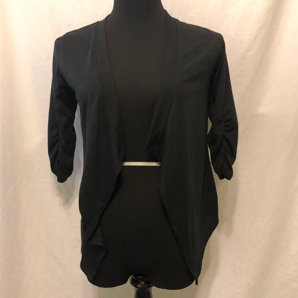 LIKE NEW Soybu Black Shrug Cropped Mini Cardigan